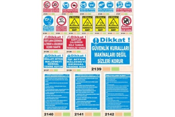 Makina – İmalat Levhaları 2123-2142