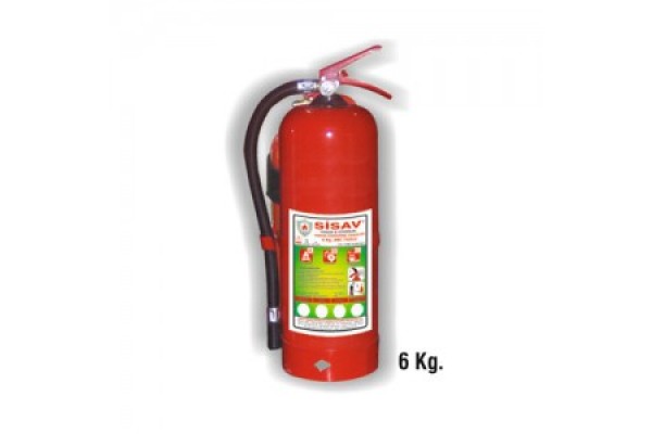 6 kg. Köpüklü Yangın Söndürme Cihazı